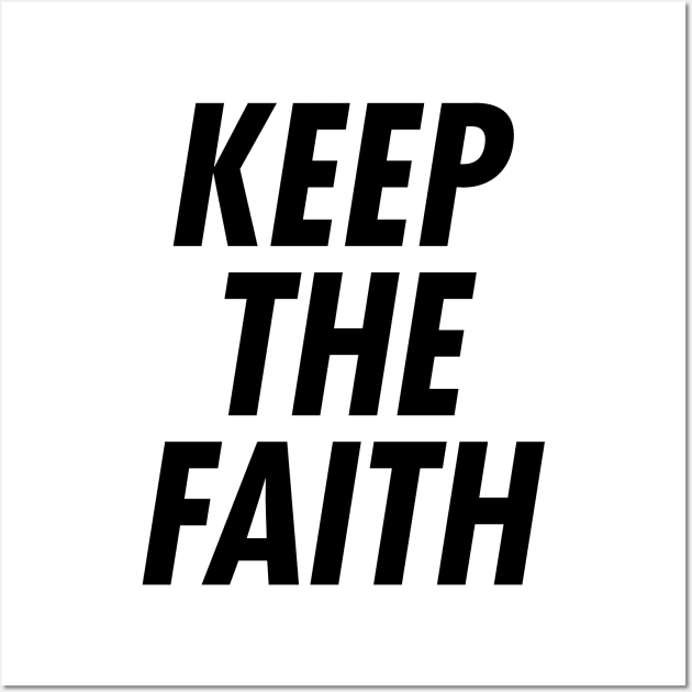 keep the Faith - Black Ink Wall Art by Crossight_Overclothes